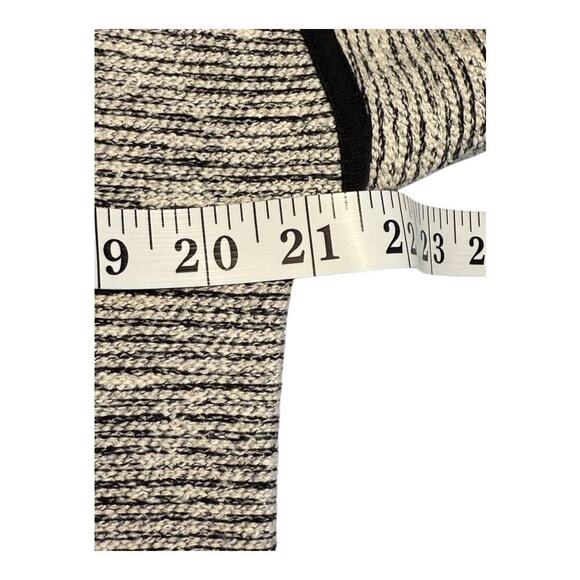Madewell Women’s‎ Size Small Gray Tweed Cropped Sculpture Sweater Hi-Lo - Picture 5 of 8